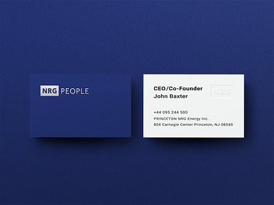 NRG People bussines card mock up. branding bussines card design graphic logo logotype mockup vector