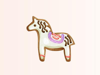 Christmas Cookie Icon. An old work for Makeuptor. cookie horse icon