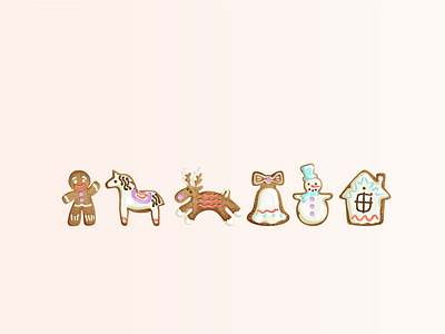 Christmas Cookie Icons. An old work for Makeuptor. christmas cookie icon