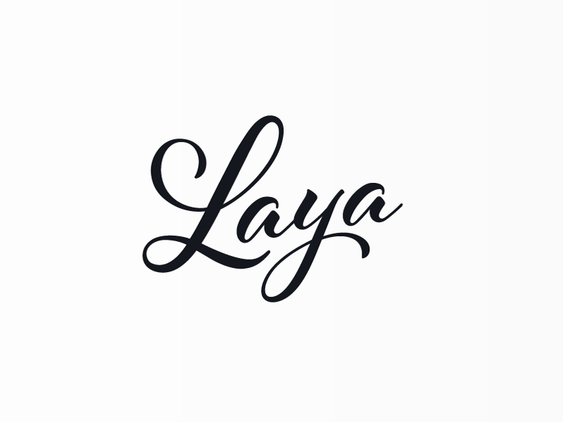 Logo Laya by Valeria A. on Dribbble