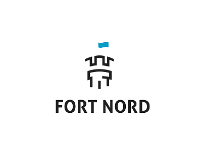 Fort Nord logo. graphic logo logotype