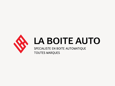 Logo for La Boite Auto (France). auto auto logo branding design france graphic letters logo logotype