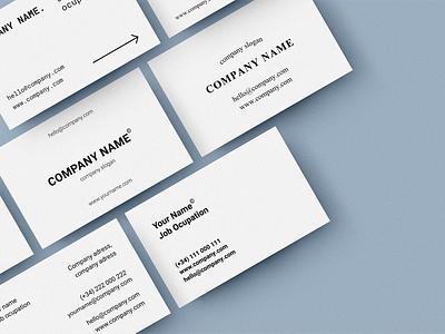 Business Card Print Template.