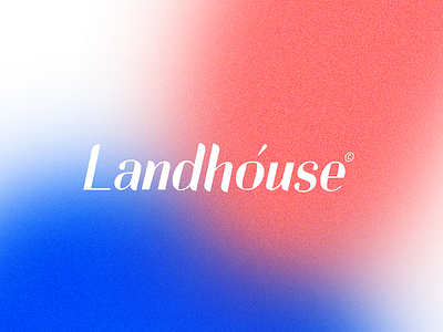 Logo for construction company Landhouse.