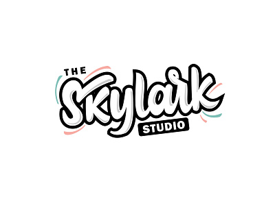 skylark studio hand drawn illustration lettering logotype typography