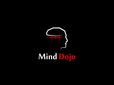 Mind Dojo logo design corporate identity dojo flat design graphicdesign illustration illustrator japanese japanese art japanese culture logo design logodesign martial arts mind minimal