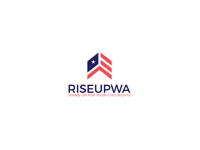 RiseUpWA american american flag american traditional political political design political logo politician politics