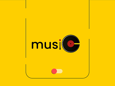 Vinyl Music animation art design icon iconanimation illustration illustrator logo minimal music music art music player musiclogo typography ui vector