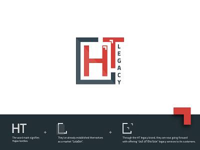 HT Legacy branding brandlogo design designer graphic design illustrator logo logo design logomeaning minimal minimallogo typography ui vector