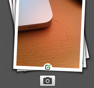 OpenPhoto Stack button buza checkmark iphone openphoto photo picture stack