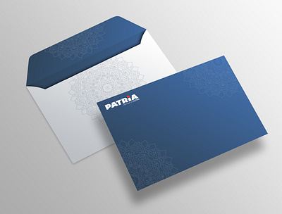 Envelope PATRIA Design design flat minimal mockups