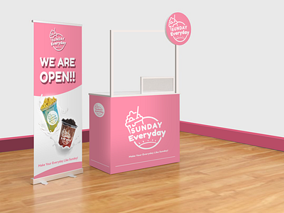 Sunday Everyday Drink Company 3d 3d art branding design