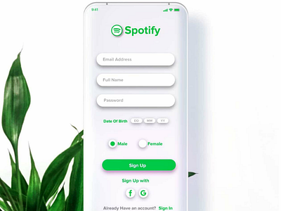 Spotify Redesigned. adobe xd application figma user experience user interface