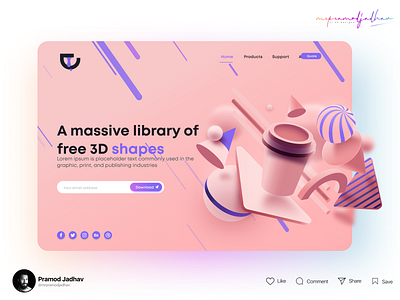 3D Shapes library