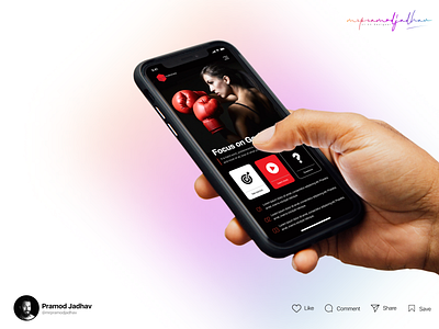 Boxing App Design application boxing boxing web branding delivery design designer figma illustration logo red typography ui