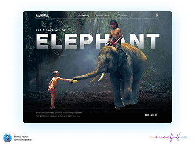 Save Elephant! branding delivery design designer figma illustration logo typography ui ux