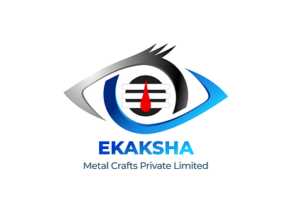 Ekakaksha Logo branding design designer ekaksha logo illustration logo logo design metal logo typography vector