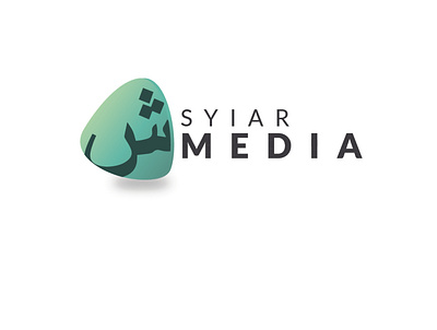 SyiarMedia flat illustration logo vector