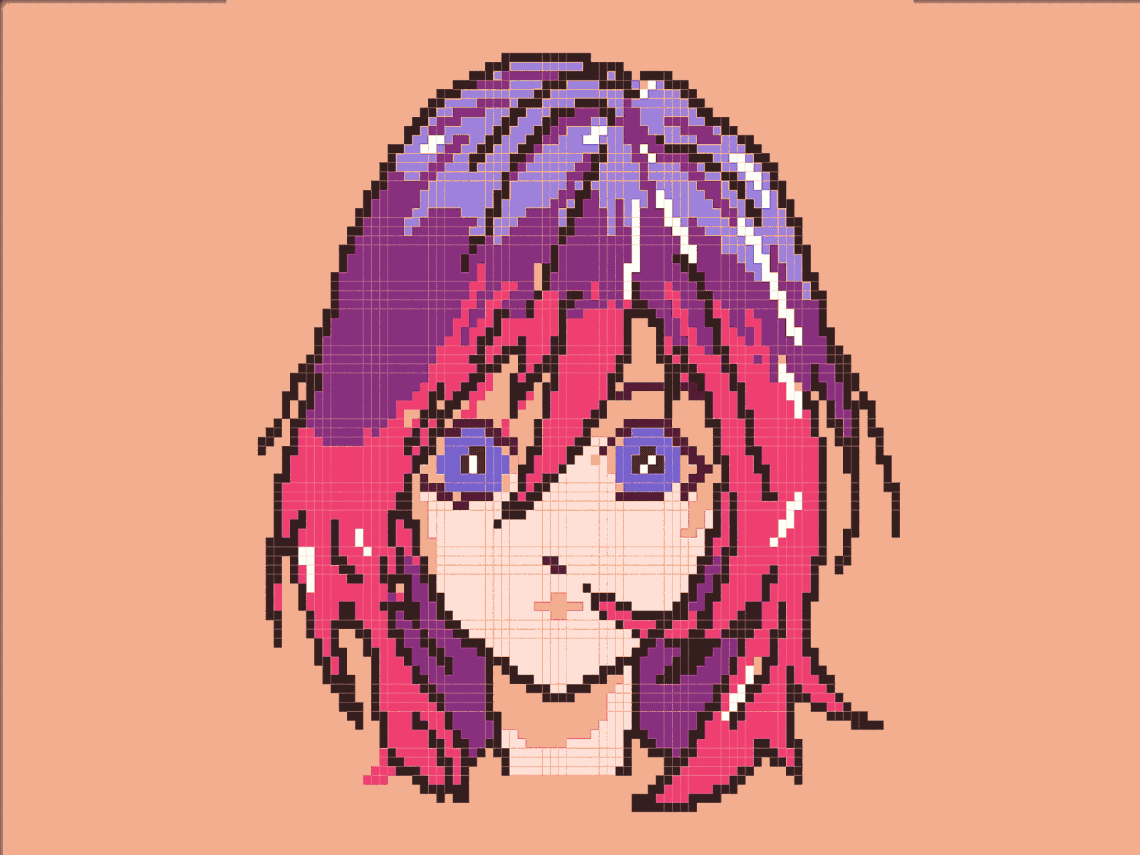 Pixel style character zoom effect by non Con on Dribbble