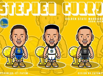 Stephen Curry illustration 公仔