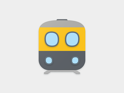 Torbini android app icon material design rail train