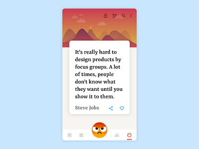 Angry UI anger angry cloud ios material design red ui volcano