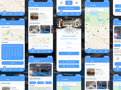 Parking App Design