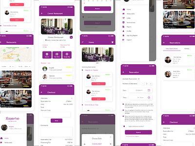 Reservation app design 2