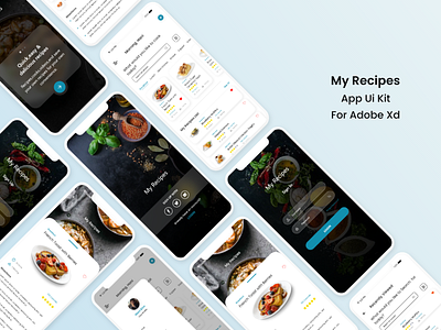 My recipes App design recipes