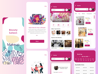 Salon App Design