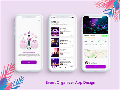 Event Organizer App Design