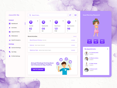 Healthcare Dashboard Design