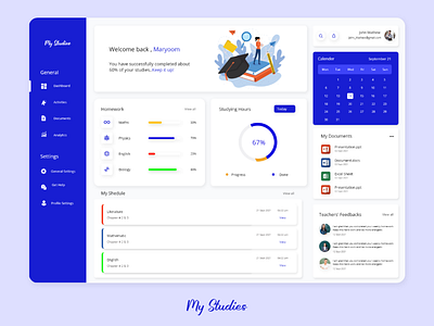 Students Dashboard Design