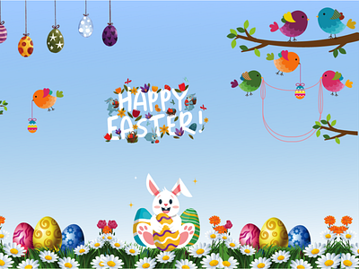 Happy Easter Illustration