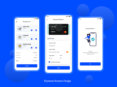 Payment Screens Design