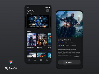 My Movies App Design