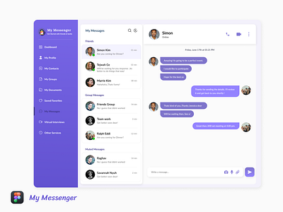 My Messenger Dashboard