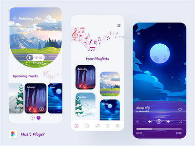 Music Player App Design