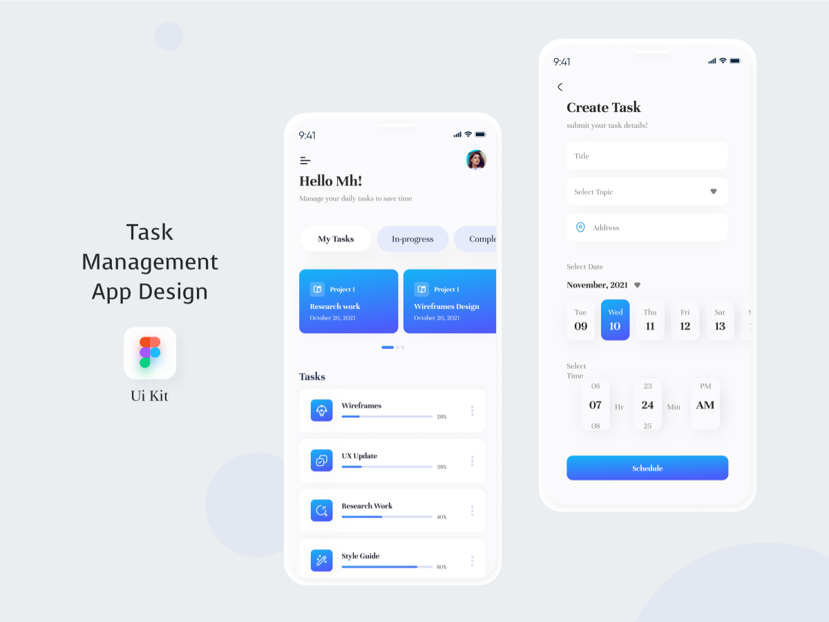 Task Management App Design By Glamorous Designs On Dribbble