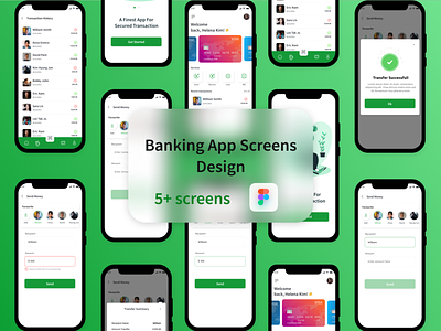 Banking App Screens Design banking app screens design banking apps clean credit cards home ios app design money screens templates transactions transfer ui ux