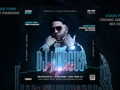 Dj Flyer Template PSD