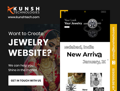 Web Design for Jewelry Website app design appdesign application daily inspiration dribbble mobile app design mobileapp ui design uidesign user experience ux design