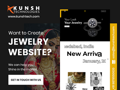 Web Design for Jewelry Website