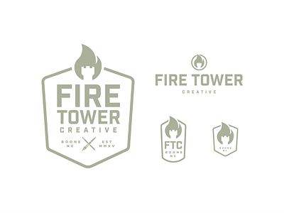 Fire Tower Creative boone creative design fire fire tower mountains studio tower