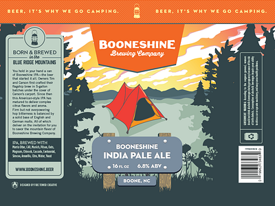 Booneshine Beer Can Label