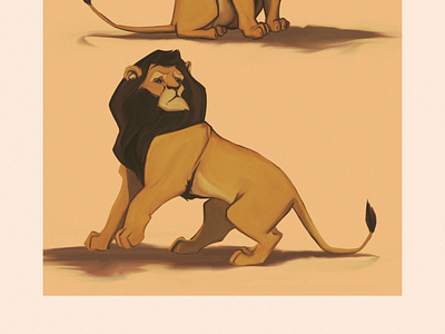 lion animation animation design character design design illustration illustrations photoshop