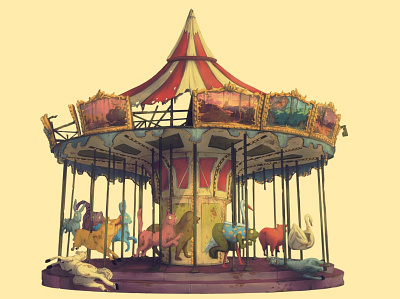 amusement park animation animation design art artist artwork design drawing illustration illustrations photoshop