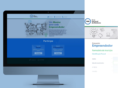 Rede Nacional Mentores website