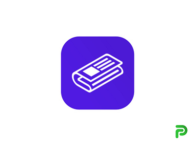 News App app icon app logo app logo design illustration logo news app simple clean minimal app logo