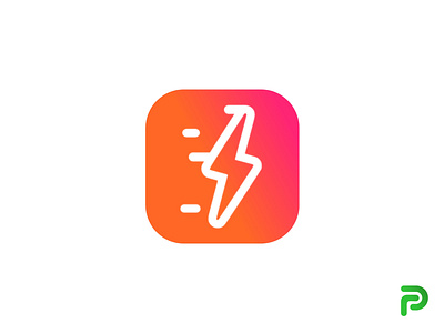 Flash App Logo app icon app logo app logo design branding flash flash animation flashlight flat design icon illustration logo simple clean minimal app logo